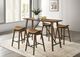 Furniture of America® Klamath 2-Piece Walnut Counter Chair-1