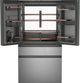 Café™ 36 in. 23.2 Cu. Ft. Platinum Glass Counter Depth French Door Refrigerator-1