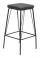 Zuo Modern Samuel Vintage Black Bar Stool-2