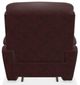 La-Z-Boy® Morrison Burgundy Leather Power Rocking Recliner with Headrest-3