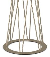 Amisco Customizable Calypso Statuario End Table-1