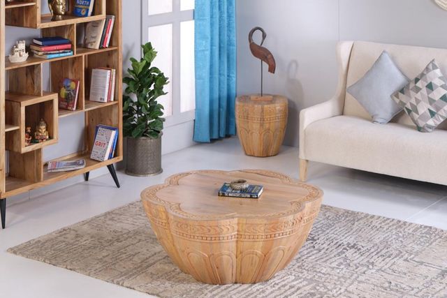 Jaipur Furniture Splendid Complements Ardis Brown Coffee Table-2