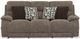 iAmerica Bonnie Mushroom Zero Gravity Layflat Power Reclining Sofa with Heat and Massage-1