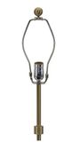 A & B Home Peraro Black Marble and Metal Buffet Lamp-3