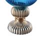 A & B Home Blue/Silver 9" Flower Vase-3