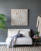 A & B Home Gold/Gray/White Tottori Wall Decor-4