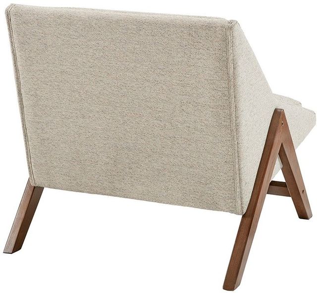 Olliix by INK+IVY Mustard Yellow/Pecan Boomerang Accent Chair-2