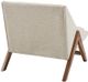 Olliix by INK+IVY Mustard Yellow/Pecan Boomerang Accent Chair-2