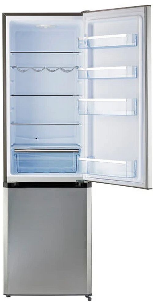 Unique® Appliances Prestige 22" 8.7 Cu. Ft. Stainless Steel Counter Depth Bottom Freezer Compact Refrigerator-2