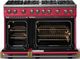 Viking® 5 Series 48" Valentine Pro Style Gas (LP) Range with Brushed Brass Trim-1