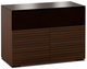 Salamander Designs® Chameleon Zurich 329 Opium Brown Speaker Integrated Corner Cabinet-0