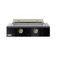 Caliber™ Rockwell Social 42" 2-Burner Gloss Black Built-In Natural Gas Grill with Gold Hardware-0