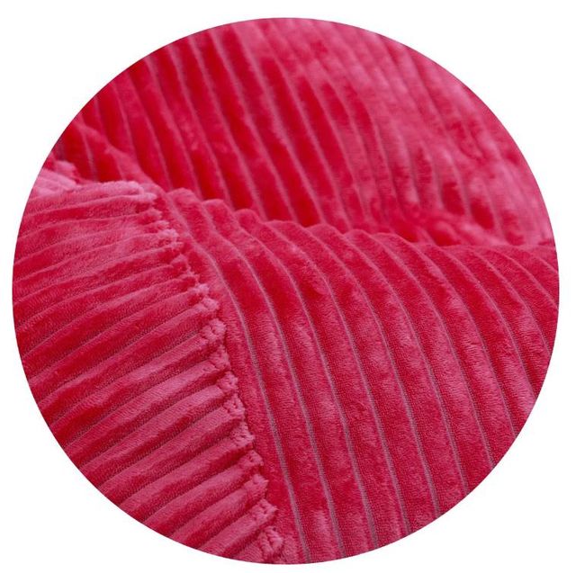 CordaRoy's® Fuchsia Plush Corduroy Full Bean Bag Cover-0