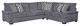 Behold™ Home Vega 2-Piece Charcoal Sectional-0