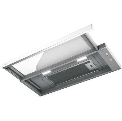 Zephyr Pisa 30" White Trim with Glass Under Cabinet Range Hood-2