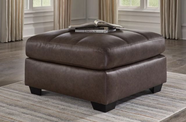 Benchcraft® Barlin Mills Umber Oversized Accent Ottoman-3