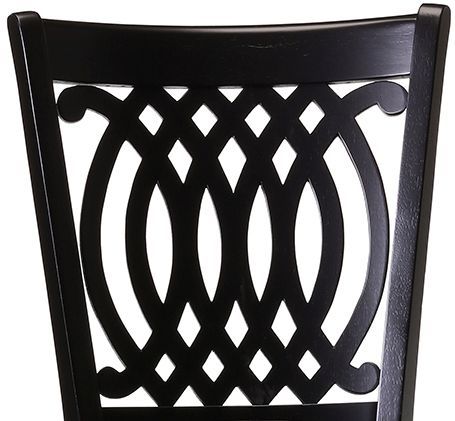 HH2 Home Dynamic Designs Black Van Draus Swivel Bar Stool-2