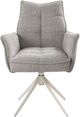 Primo™ International Dining 7006 2-Piece Taupe Dining Arm Chair Set-2