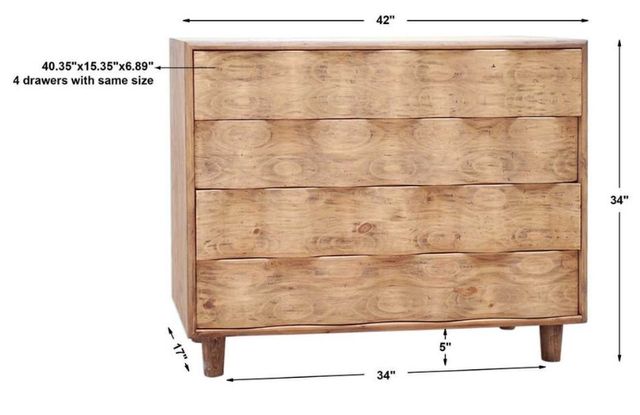 Uttermost® Crawford Light Oak Accent Chest-2