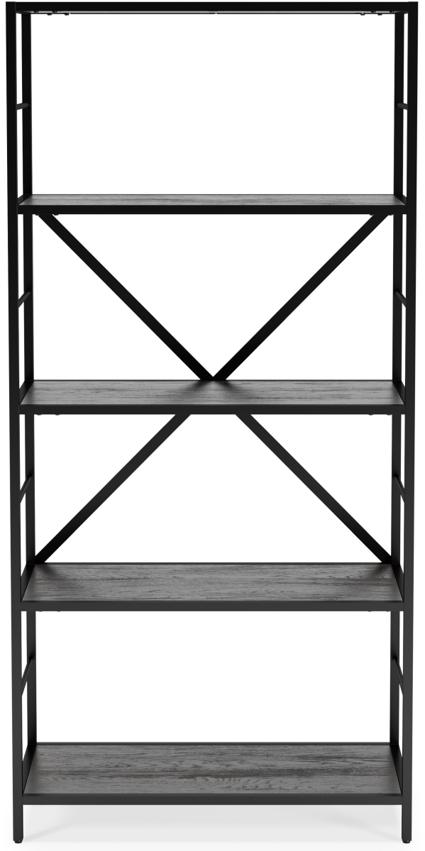 Signature Design by Ashley® Freedan 63" Grayish Brown Bookcase-1