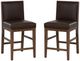 Linon Ramsey 2-Piece Brown Counter Stool-0
