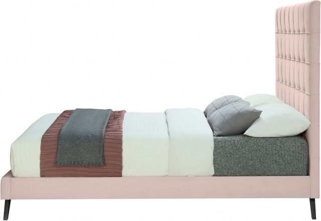 Meridian Furniture Elly Pink Velvet King Bed-2