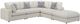 Coaster® Serene 5-Piece Beige Curved Sectional-0