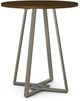 Amisco Customizable Dirk Walnut Veneer Bar Table with 36" Tabletop-0