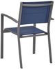 Signature Design by Ashley® Rocky Creek Blue/Gray Aluminum Outdoor Sling Arm Chair-2