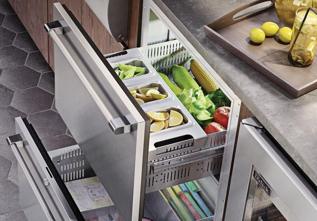 Perlick® Signature Series 24" Stainless Steel Refrigerator Drawer -2