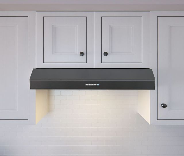 Zephyr Core Collection Breeze II 36" Black Stainless Steel Under Cabinet Range Hood-3