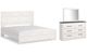 Signature Design by Ashley® Gerridan 3-Piece Gra/White King Panel Bed Set-0