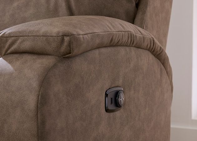 Best® Home Furnishings Customizable Maverly Leather Power Reclining Space Saver® Console Loveseat-3