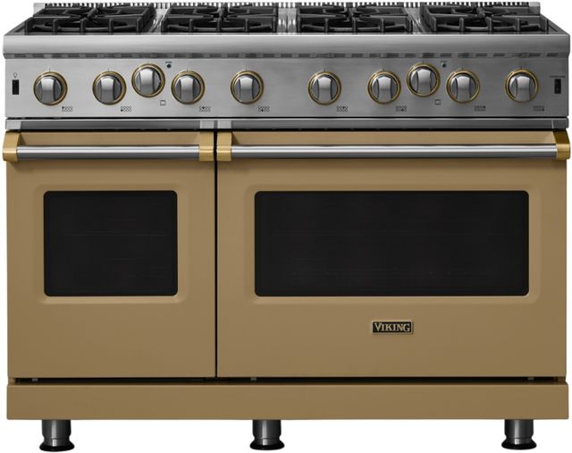 Viking® 5 Series 48" Golden Hour Liquid Propane Pro Style Gas Range-0