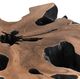 Classic Home Cypress Root Black/Natural Square Coffee Table -2