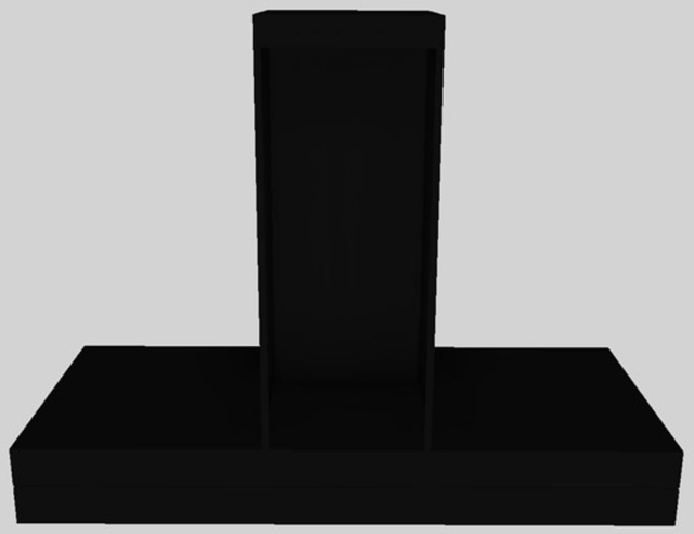 Vent-A-Hood® 48" Black Duct Free Wall Mounted Range Hood-3