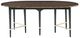 Caracole® Just Short Of It Caracole Classic Saddle Dining Table with Black Saddle Legs-3