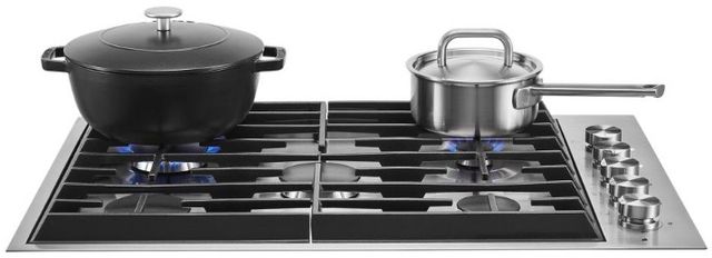 JennAir® 30" Stainless Steel Natural Gas Cooktop-2