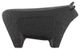 Currey & Company Sampson Textured Matte Black Small Bull-0