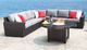CabanaCoast® Customizable Brighton Aluminum Outdoor Left Chaise-4