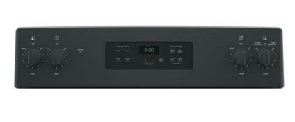 GE® 30" Black Free Standing Electric Range-3