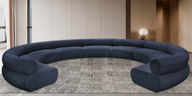 Meridian Furniture Bale 9-Piece Navy Sectional-3