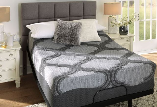 Sierra Sleep® by Ashley® 2-Piece 14" Hybrid and Best Adjustable Base California King Mattress Set-3