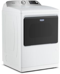 Maytag® 7.4 Cu. Ft. White Pet Pro Electric Dryer with Extra Power and Sanitize Cycle