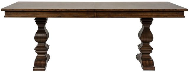 Liberty Furniture Armand Antique Brownstone Dining Trestle Table-3