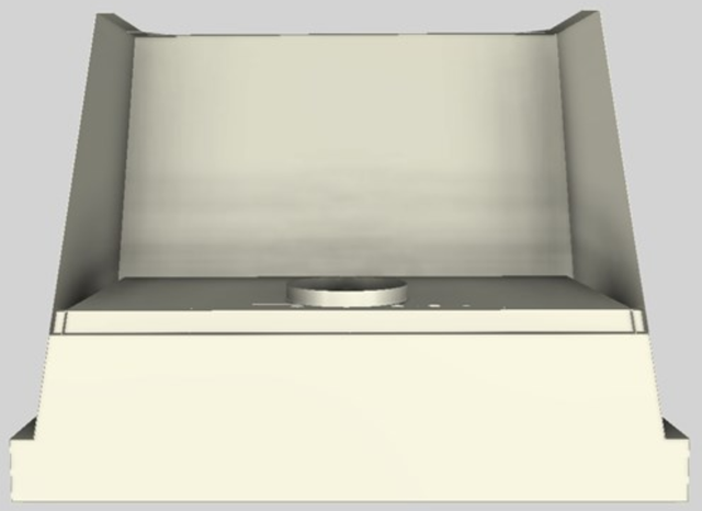 Vent-A-Hood® Designer Series 42" Biscuit Wall Mounted Range Hood-2