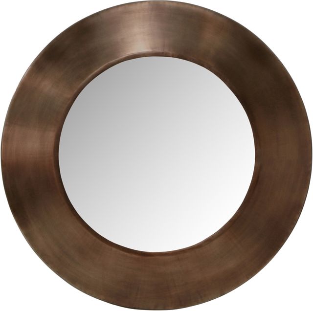 Meridian Furniture Sphere Antique Brown Mirror-1