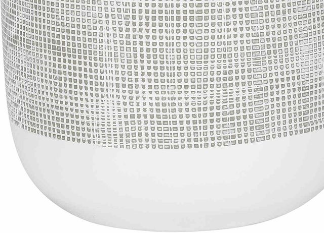 Monarch Specialties Inc. 27"H Grey Ceramic Table Lamp-3
