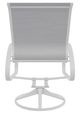 Telescope Casual Aruba Abalone/White Aluminum/Fabric Outdoor Sling Swivel Rocker-3