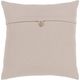 Surya Penelope Taupe 18"x18" Pillow Shell with Down Insert-0